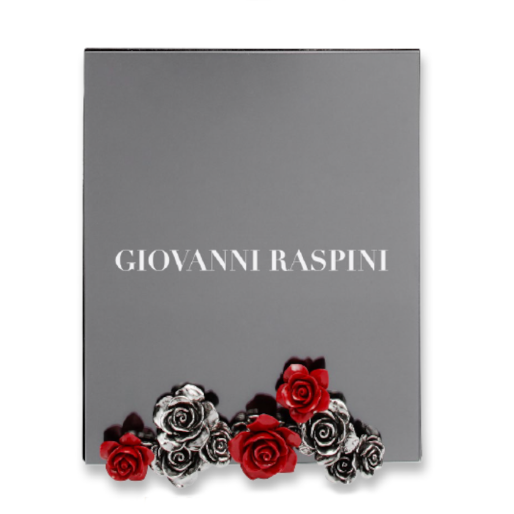 Cornice Giovanni Raspini Rose Vetro B0687