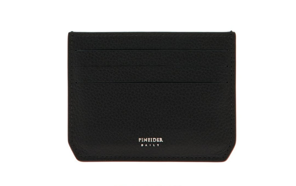 PORTA CARTE PELLE DI VITELLO BOTTALATA GRAINED CALFSKIN - PTS706056 BLACK