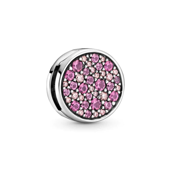 Charm PANDORA CERCHIO PIETRE ROSA Reflexions  REF. 799362C01