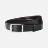 Cintura Montblanc reversibile in pelle nera/marrone 30 mm MB 126020